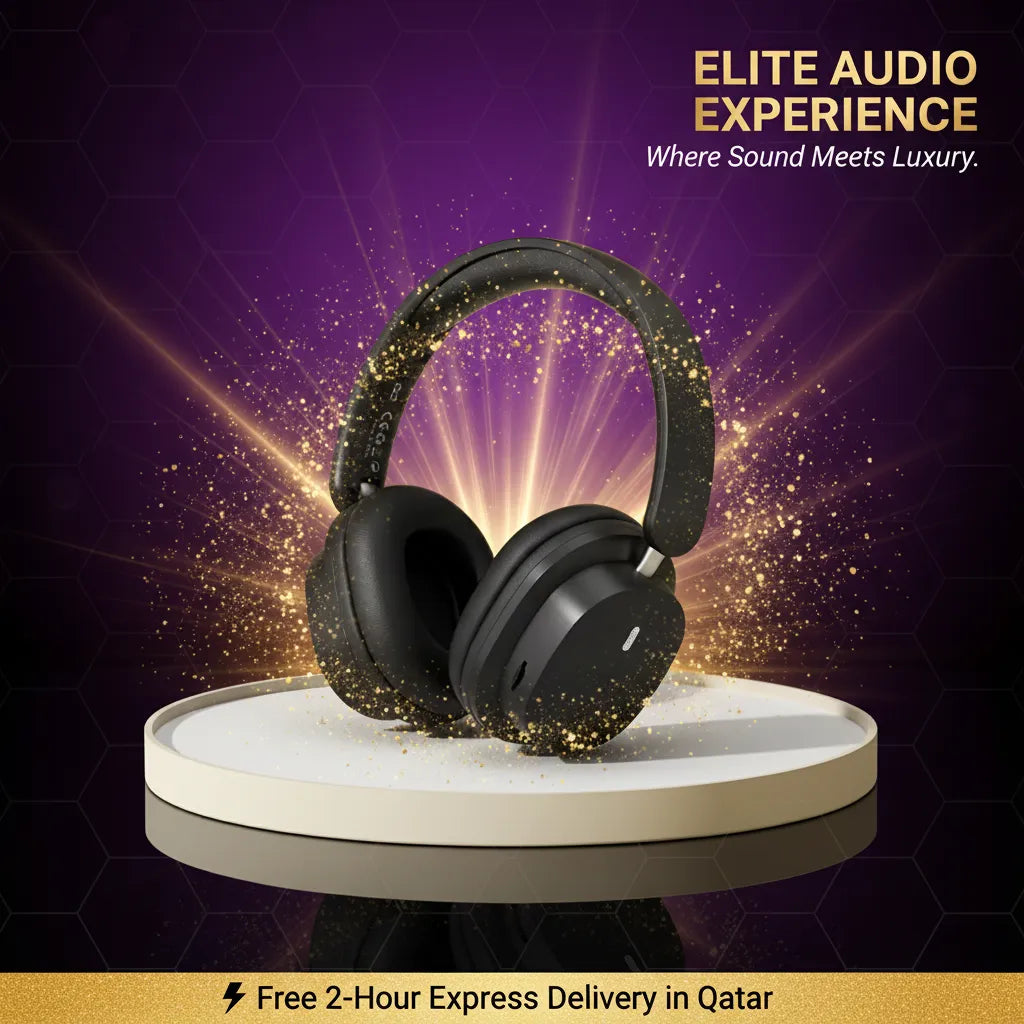 Wireless Headphones – 50H Battery, Low Latency, Noise Cancelling